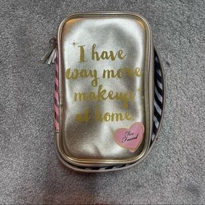 Too faced makeup bag